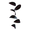 Mobile Fliegende Drachen (schwarz)