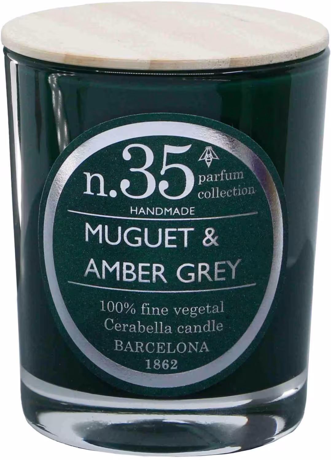 Kerze Maiglöckchen & Amber Grey