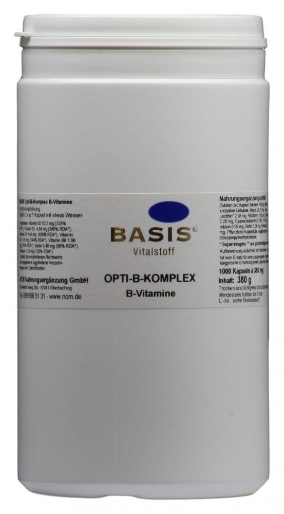 Opti-B-Komplex Kapseln - 1.000 Kapseln