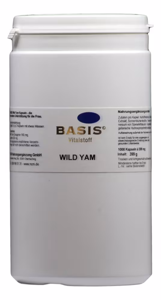 Wild Yam Kapseln - 1.000 Kapseln