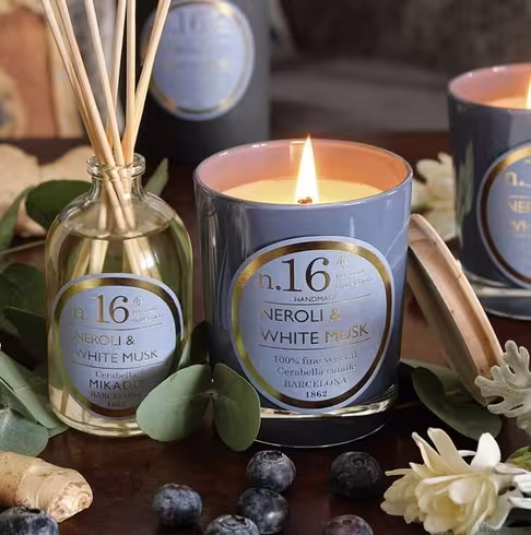 Diffusor und Kerze Neroli & White Musk
