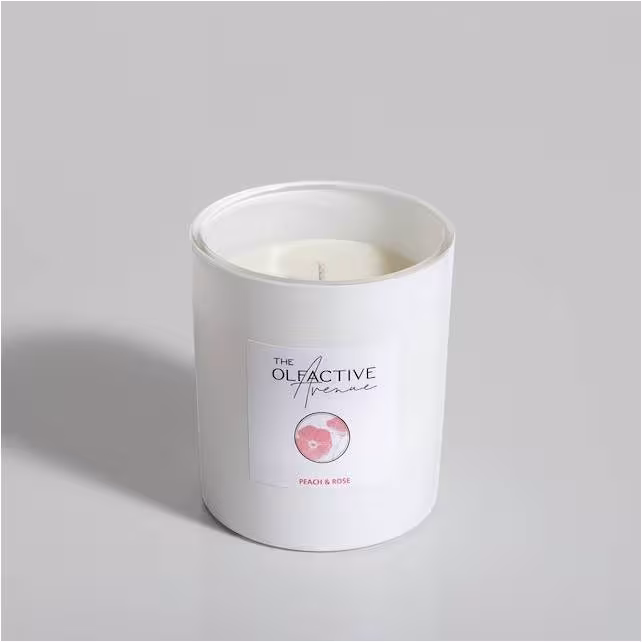 Duftkerze Peach & Rose (250 g)