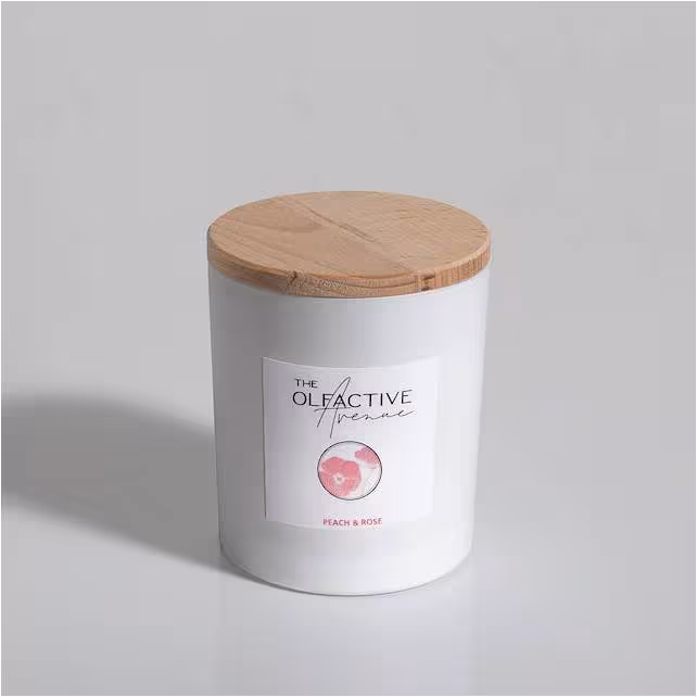 Duftkerze Peach & Rose (250 g)