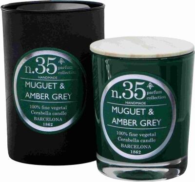 Kerze Nr. 35 Maiglöckchen & Amber Grey