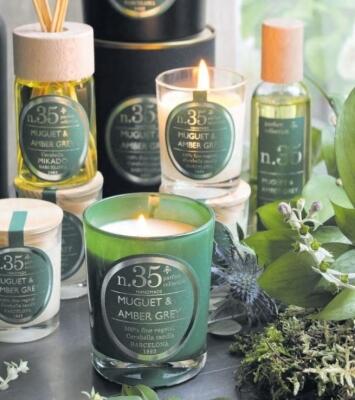 Kerze Nr. 35 Maiglöckchen & Amber Grey