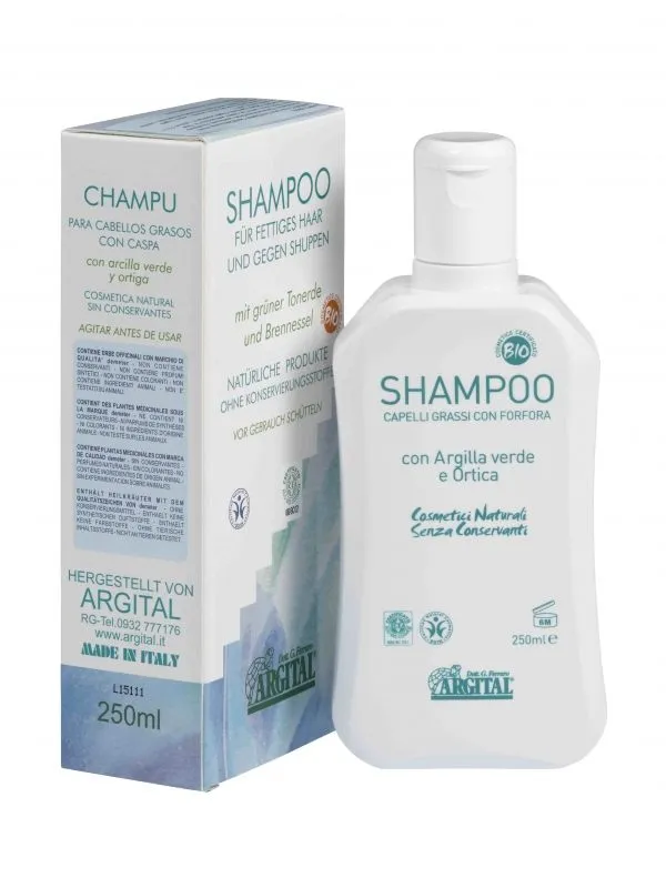 Shampoo f&uuml;r fettiges Haar und gegen Schuppen (250 ml)