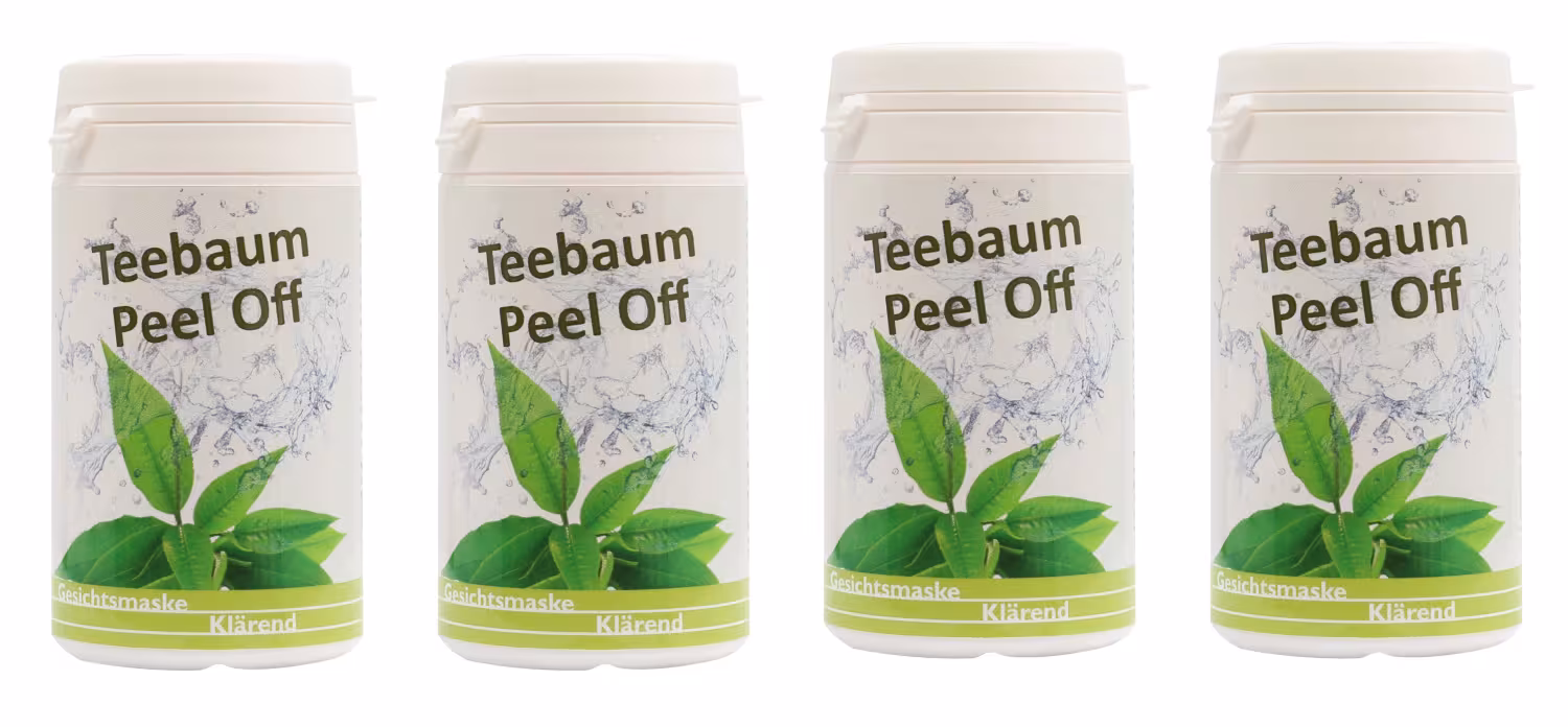 Teebaum Peel Off Gesichtsmaske - 4 x 25g
