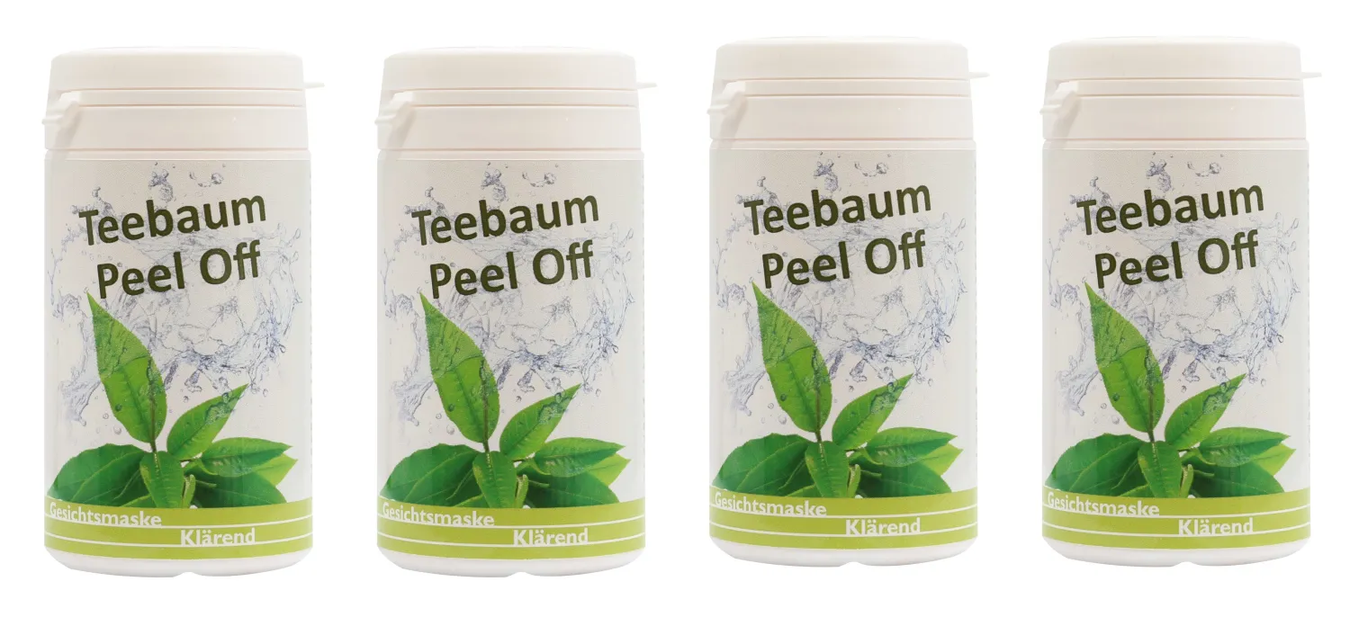 Teebaum Peel Off Gesichtsmaske - 4 x 25g