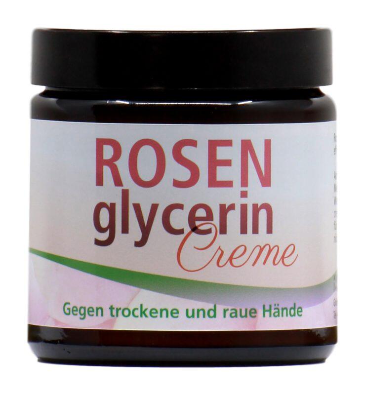 Rosenglycerin-Handcreme gegen raue Hände (100 ml)