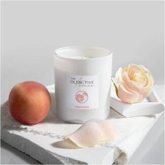 Duftkerze Peach & Rose (250 g)