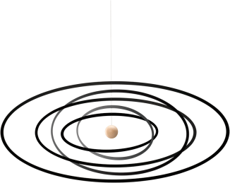 Mobile Science Fiction Ellipse XL (Kugel natur)