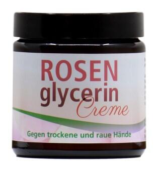 Rosenglycerin-Handcreme gegen raue Hände (100 ml)