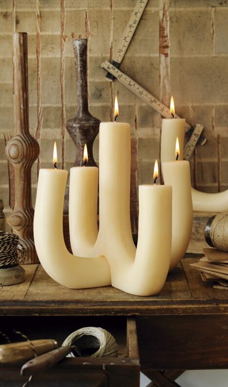 MITTELPUNKT Kerze (zweiteilig) - Dekorationsbeispiel