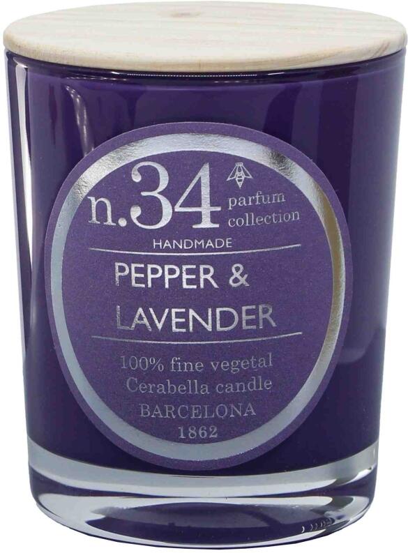 Kerze Nr. 34 Pepper & Lavendel