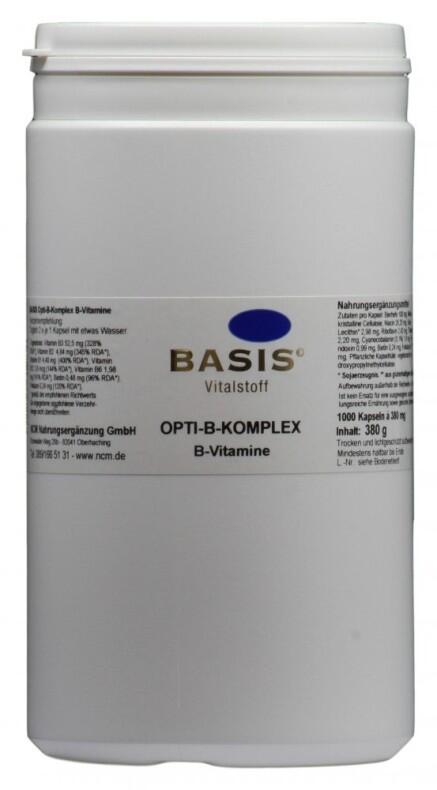 Opti-B-Komplex Kapseln - 1.000 Kapseln